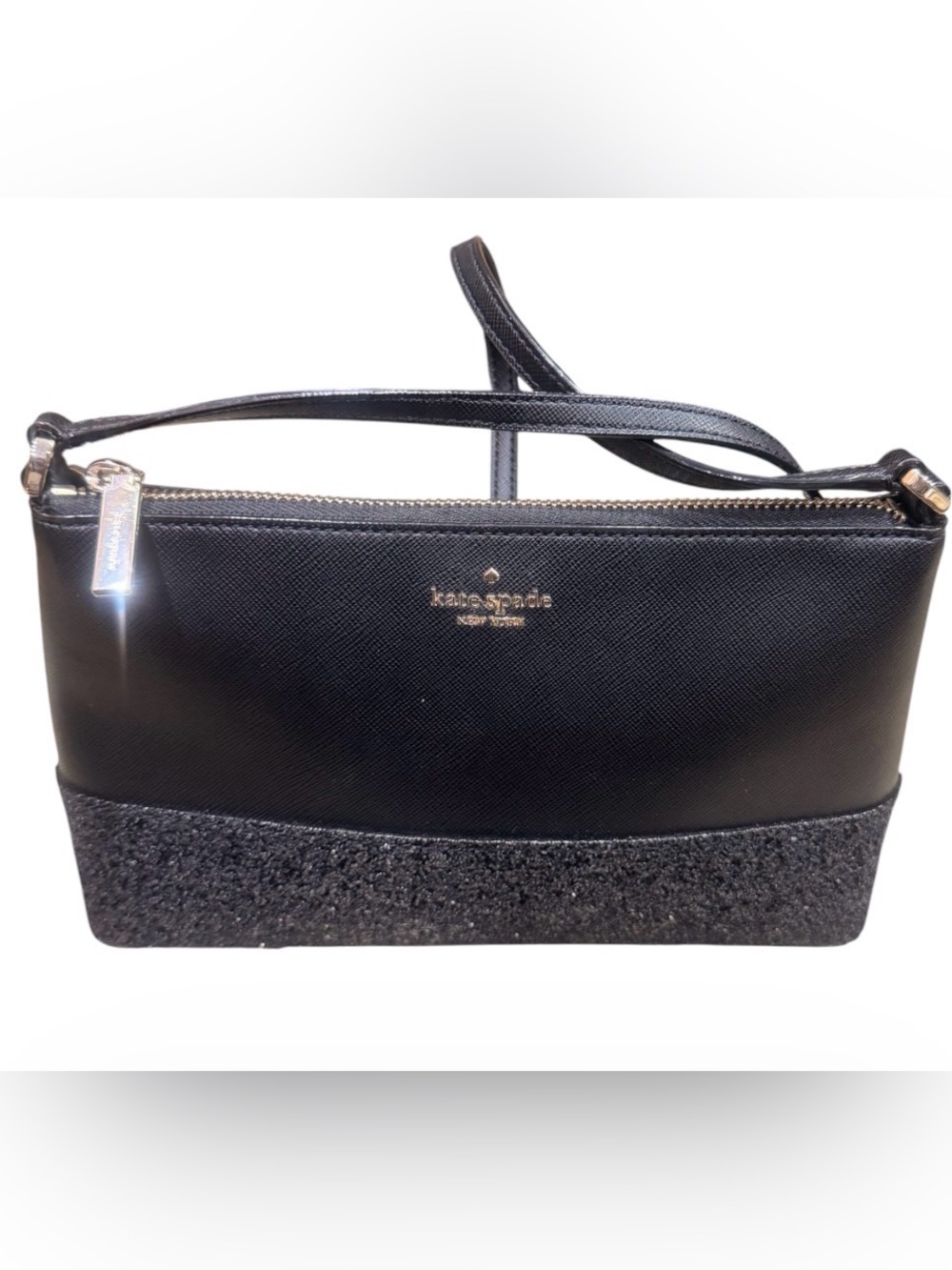 Kate Spade Greta Black Saffiano Leather Crossbody Bag-Preowned